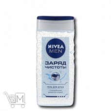 Гель для душа «Nivea Men» «Заряд чистоти» 250мл