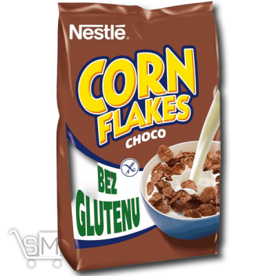 Сравнить цены на Готовый завтрак «Nestle» «Corn Flakes Choco» с какао без глютена 450г