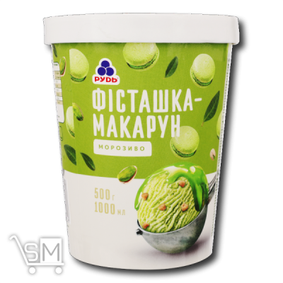 Сравнить цены на Морозиво «Рудь» «Фісташка-маракуя» 500г