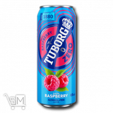 Пиво «Tuborg» «Zero» безалкогольне зі смаком малини 0,5л