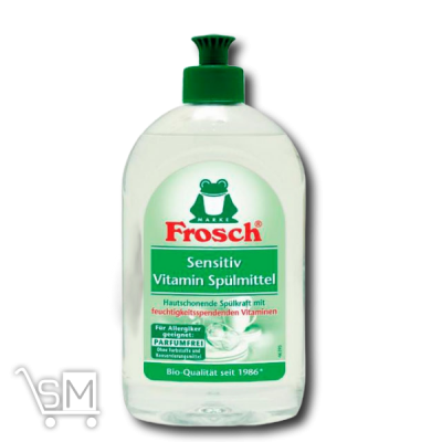 Сравнить цены на Бальзам-концентрат для мытья посуды «Frosch» «Sensitiv Vitamin» 500мл