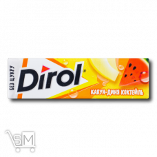 Жувальна гумка «Dirol» «Кавун-Диня» коктейль 14г