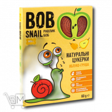Конфеты «Bob Snail» натуральные яблочно-грушевые 60г