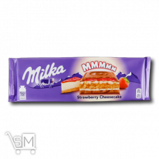 Шоколад молочный «Milka» «Strawberry Cheesecake» 300 г
