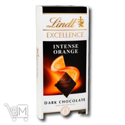 Сравнить цены на Шоколад чорний  «Lindt» «Excellence» «Intense Orange» 47% 100г