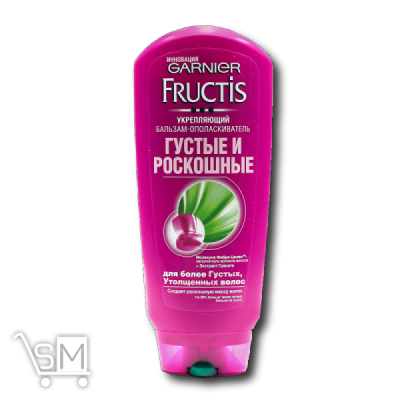 Сравнить цены на Бальзам укрепляющий «Garnier» «Fructis» «Густые и роскошные» 200мл