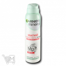 Дезодорант-антиперспирант «Garnier» «Магний Ультрасухость 72ч» 150мл