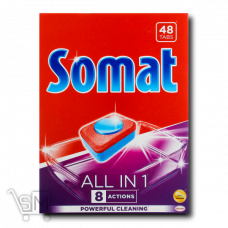 Таблетки для посудомоечной машины «Somat» «All in 1» 48шт