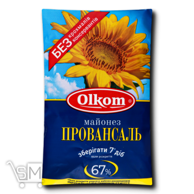 Сравнить цены на Майонез «Olkom» «Провансаль» 67% 200г