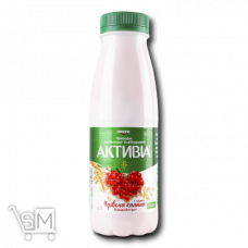 Бифидойогурт «Активиа» «Красная калина+Злаки» 1,5% 290г