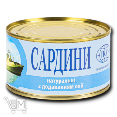 Сравнить цены на Сардини «Аквамарин» натуральні з додаванням олії 230г