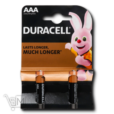 Сравнить цены на Батарейки «Duracell» AAA LR03 2 шт