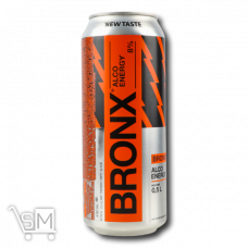 Напій енергетичний «Bronx» «Black Orange» слабоалкогольний ж/б 8% 0,5л
