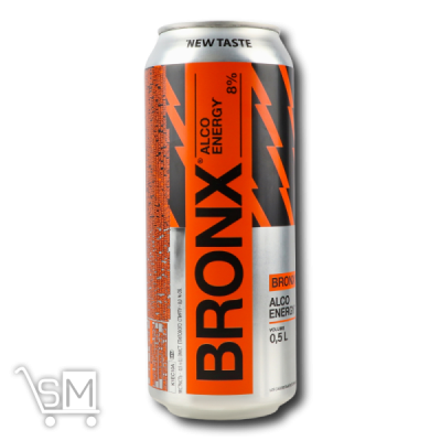 Сравнить цены на Напій енергетичний «Bronx» «Black Orange» слабоалкогольний ж/б 8% 0,5л