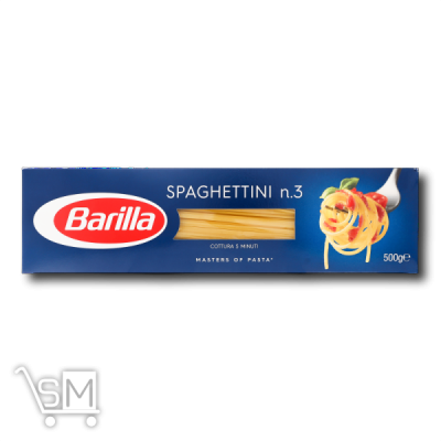 Сравнить цены на Макаронні вироби «Barilla» «Spaghettini» №3 500г