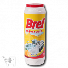 Порошок для чистки «Bref» «Лимон» «Эффект соды» 500г