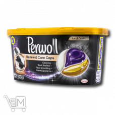 Капсулы для стирки «Perwoll» «Renew&Care» для черных и темных вещей 10шт