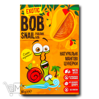Сравнить цены на Конфеты «Bob Snail» манговые натуральные 60г