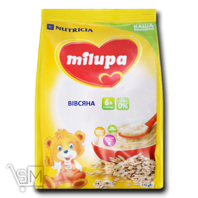Сравнить цены на Каша «Milupa» безмолочна вівсяна суха від 6 місяців 170г