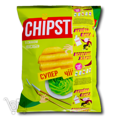 Сравнить цены на Чипси «Chipsters» Васабі хвилясті 110г