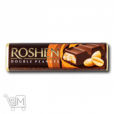 Батончик «Roshen» «Double peanuts» молочно-шоколадный 39г