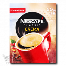 Кофе «Nescafe» «Classic» «Crema» растворимый 50г