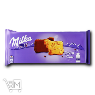 Сравнить цены на Печиво «Milka» «Choco Cow» в шоколадній глазурі 200г