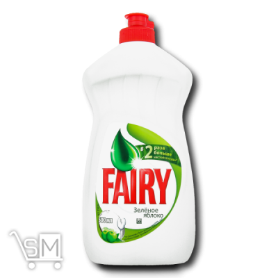 Сравнить цены на Средство для мытья посуды «Fairy» «Зеленое яблоко» 500мл