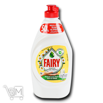 Сравнить цены на Средство для мытья посуды «Fairy» « Sensitive» «Ромашка и витамин E» 450мл