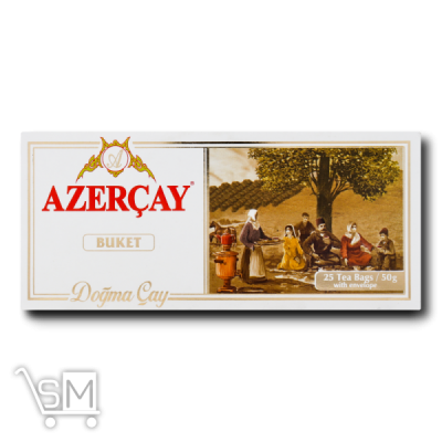 Сравнить цены на Чай черный «Azercay» «Buket» 2г*25шт