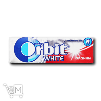 Сравнить цены на Жевательная резинка «Orbit White» «классический» с мятным вкусом 14г