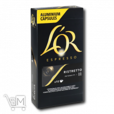 Кофе молотый «L`or» «Espresso Ristretto» в капсулах 10шт 52г