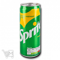 Напій «Sprite» сильногазований ж/б 0,33л