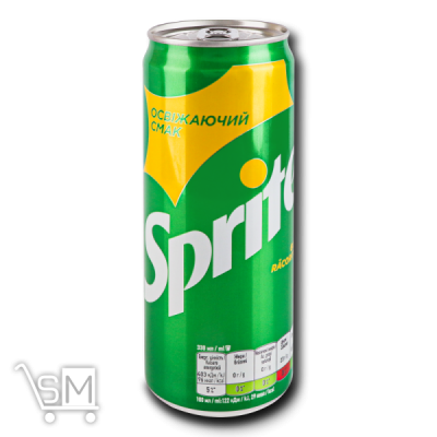 Сравнить цены на Напій «Sprite» сильногазований ж/б 0,33л