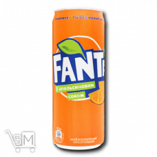 Напій газований «Fanta» сокомісткий ж/б 0,33л Напій газований «Fanta» сокомісткий ж/б 0,33л