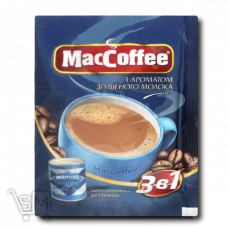 Напій кавовий «MacCoffee» «Згущене молоко» 3в1 розчинний 18г