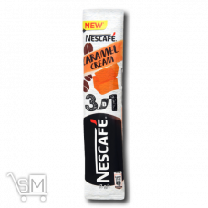 Напій кавовий «Nescafe» 3в1 «Caramel» зі смаком карамелі розчинний 13г