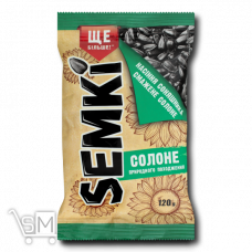 Насіння соняшника «Semki» смаженне з сіллю 120г