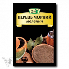 Перець «Еко» чорний мелений 20г Перець «Еко» чорний мелений 20г