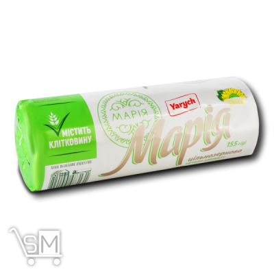 Сравнить цены на Печенье «Yarych» «Мария» цельнозерновое 155г