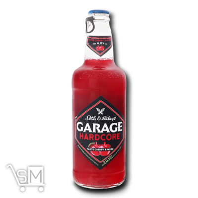 Сравнить цены на Пиво «Garage» «Hardcore Seth&Riley`s» «Cherry&More» спеціальне пастеризоване 6% 0,44л