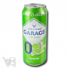 Пиво «Garage» «Lime» светлое безалкогольное со вкусом лайма 0,5л