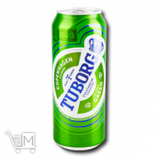 Пиво «Tuborg» «Green Light» світле ж/б 4,6% 0,5л
