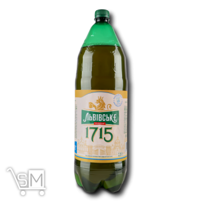 Сравнить цены на Пиво «Львівське» «1715» светлое 4,5% 2,3л