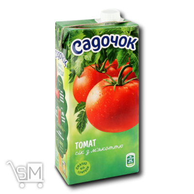 Сравнить цены на Сік «Садочок» томатний з сіллю 0,95л