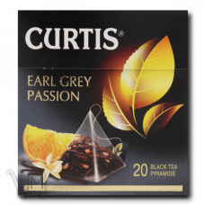Чай чорний «Curtis» «Earl Grey Passion» в пірамідках 1,7г*20шт