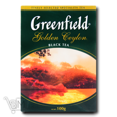 Сравнить цены на Чай чорний «Greenfield» «Golden Ceylon» 100г