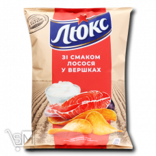 Чипсы «Люкс» «Лосось в сливках» 125г