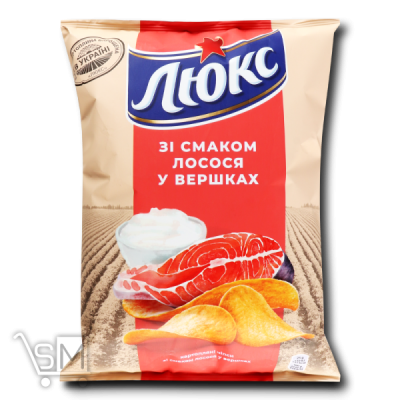 Сравнить цены на Чипси «Люкс» «Лосось у вершках» 125г
