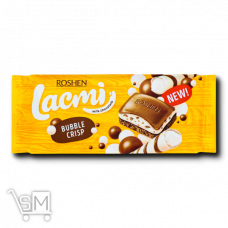 Шоколад молочный «Roshen» «Lacmi Bubble» пористый криспи 85г